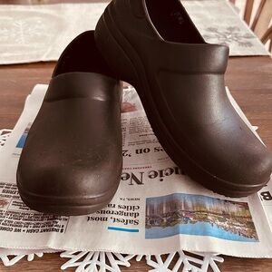 Black Slip-On Slip Resistant Crocs